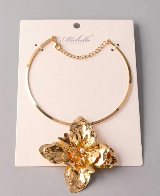 111225 Flower necklace