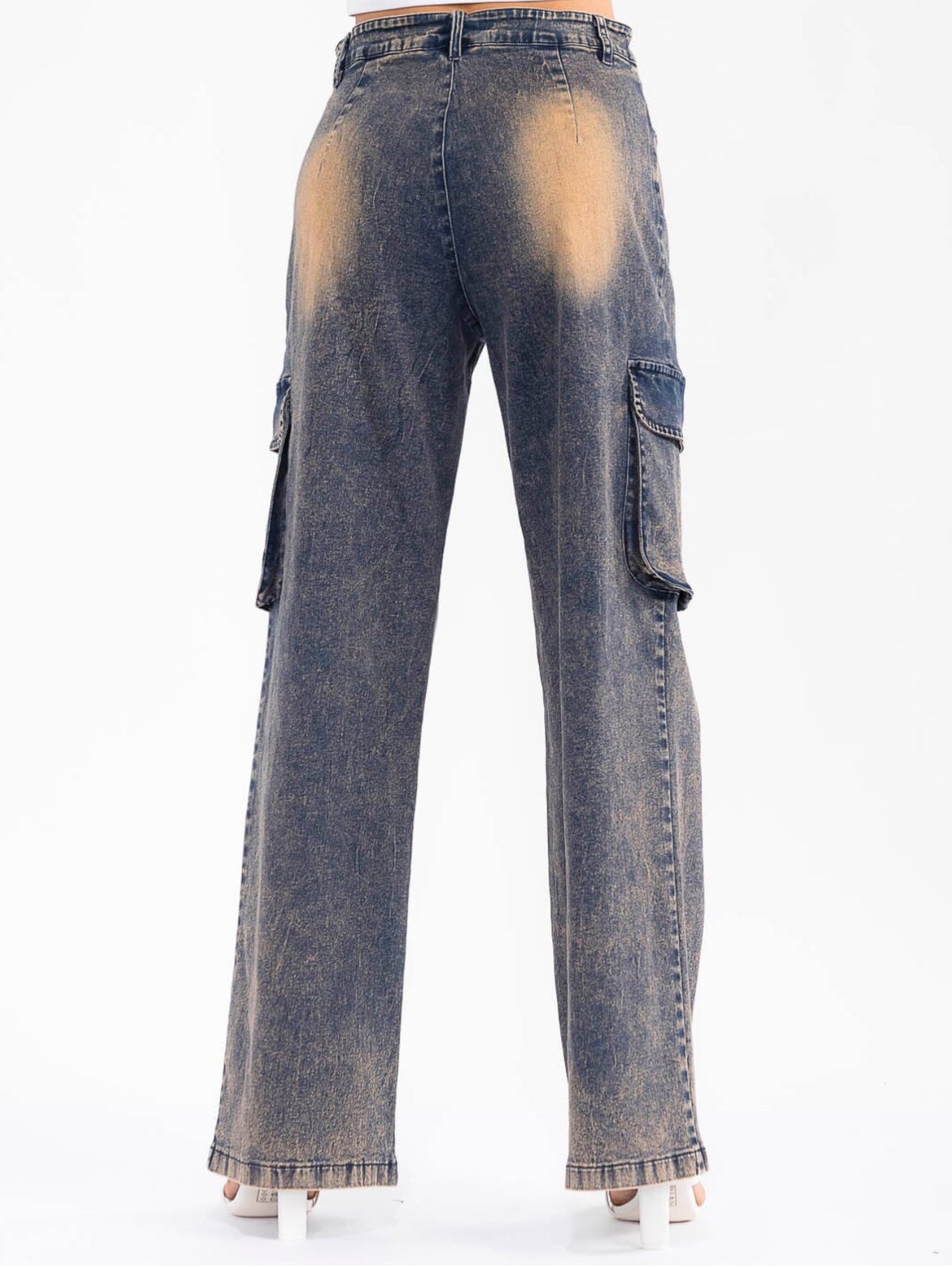 111525 Jolie Denim Cargo Pants