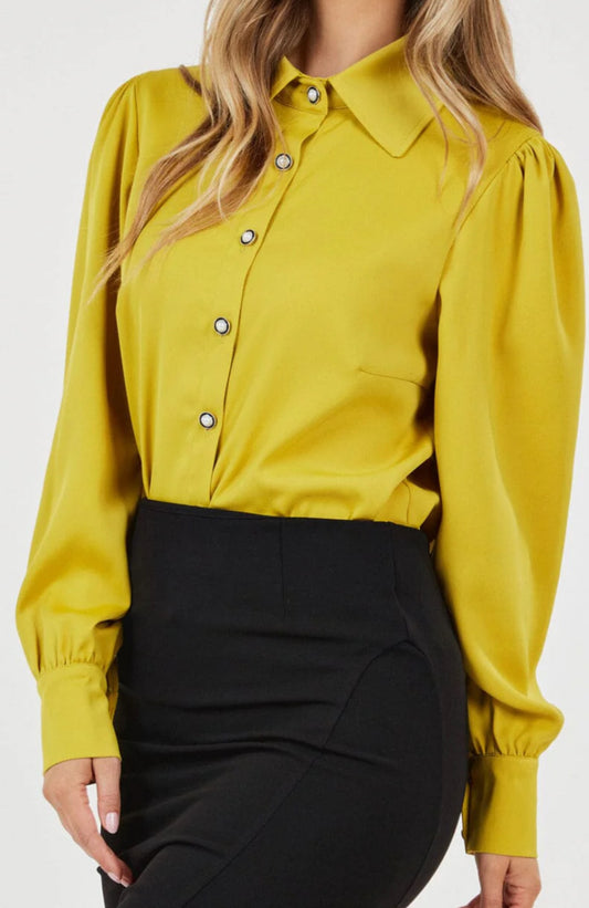 010125 Chase Long Sleeve Button up Blouses