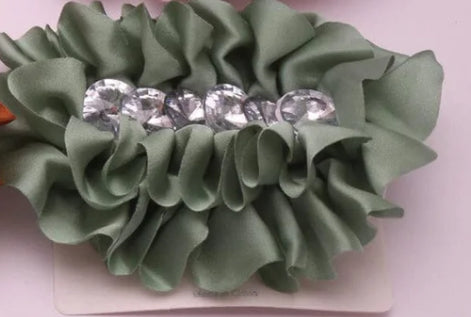 041524 - Sky Assorted Ruffles Hair Clip