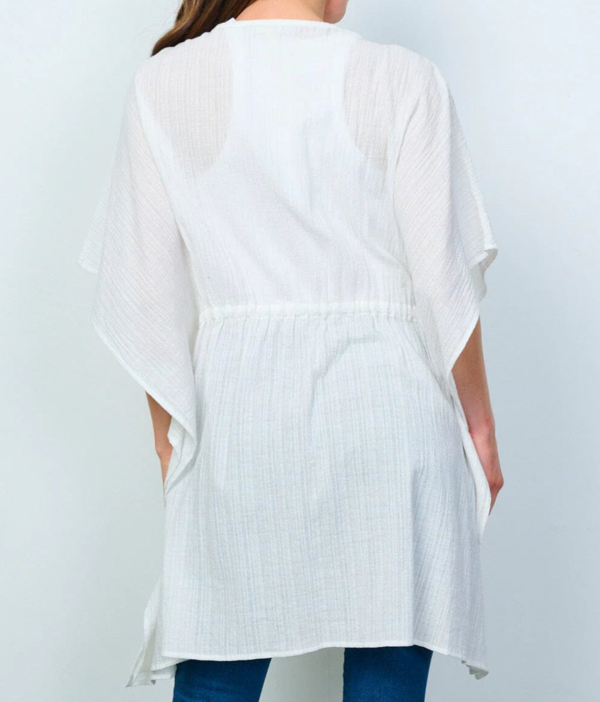 020625 Janet Batwing Sleeve Self-tie Kimono