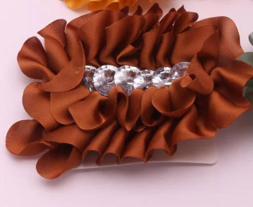 041524 - Sky Assorted Ruffles Hair Clip