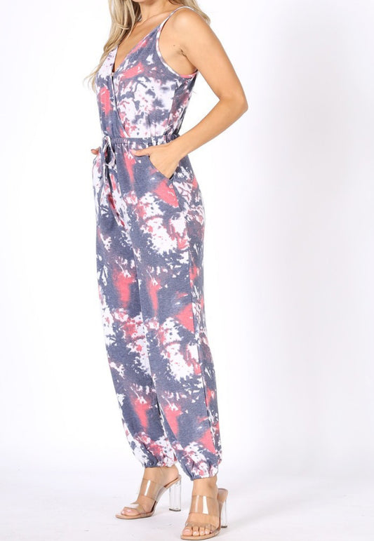 042824 - Haley Tie-dye Jumpsuit