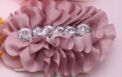 041524 - Sky Assorted Ruffles Hair Clip