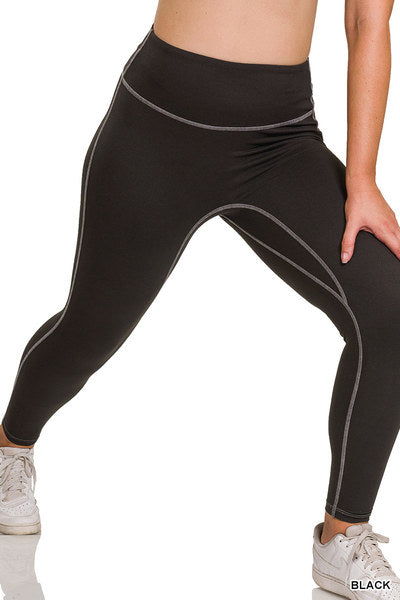 030424 - Jane Plus Brushes Microfiber Leggings