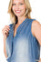 051024 - Dahlia Chambray Sleeveless Jumpsuit