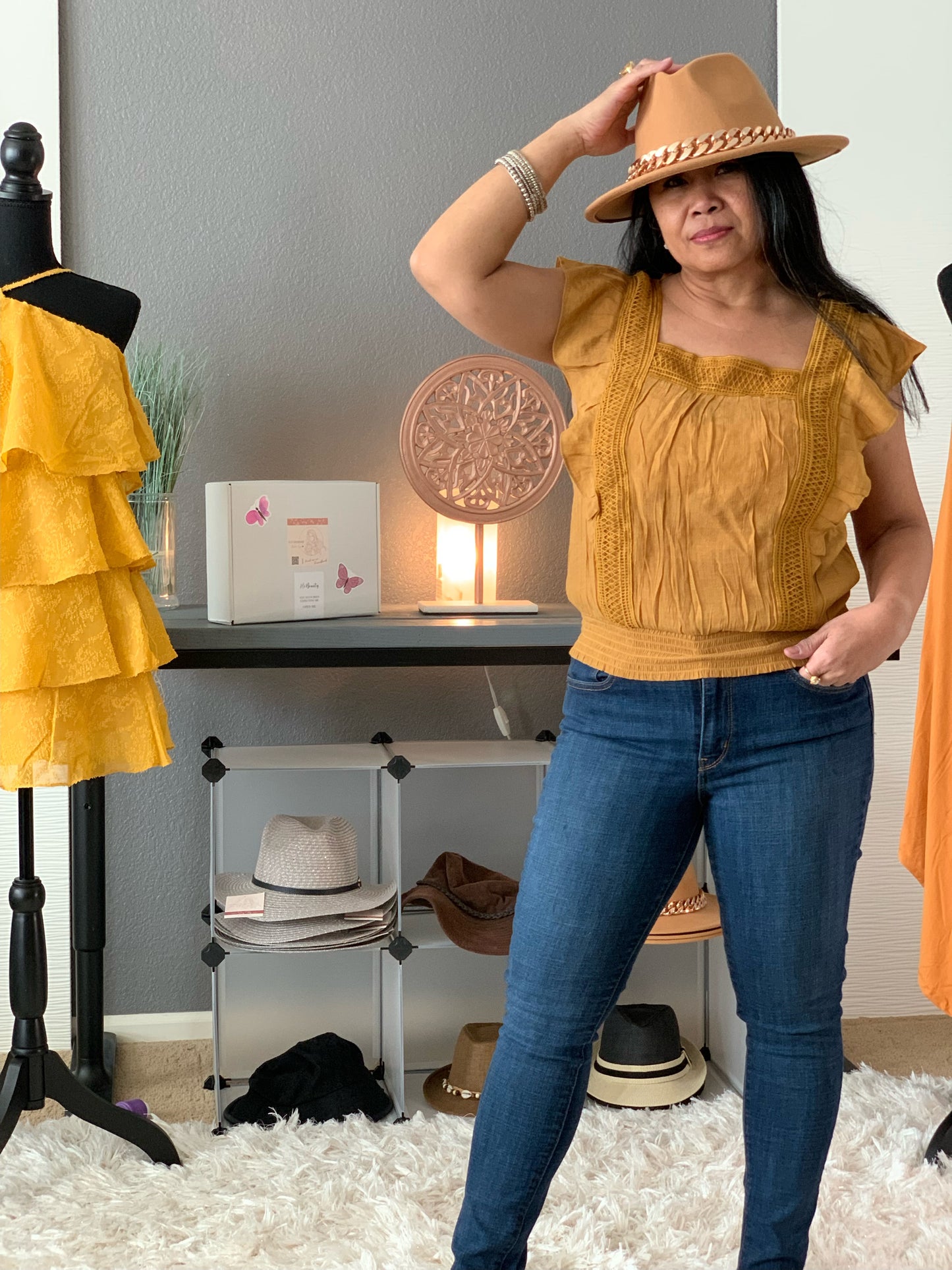 Boxy Neckline Resort Top