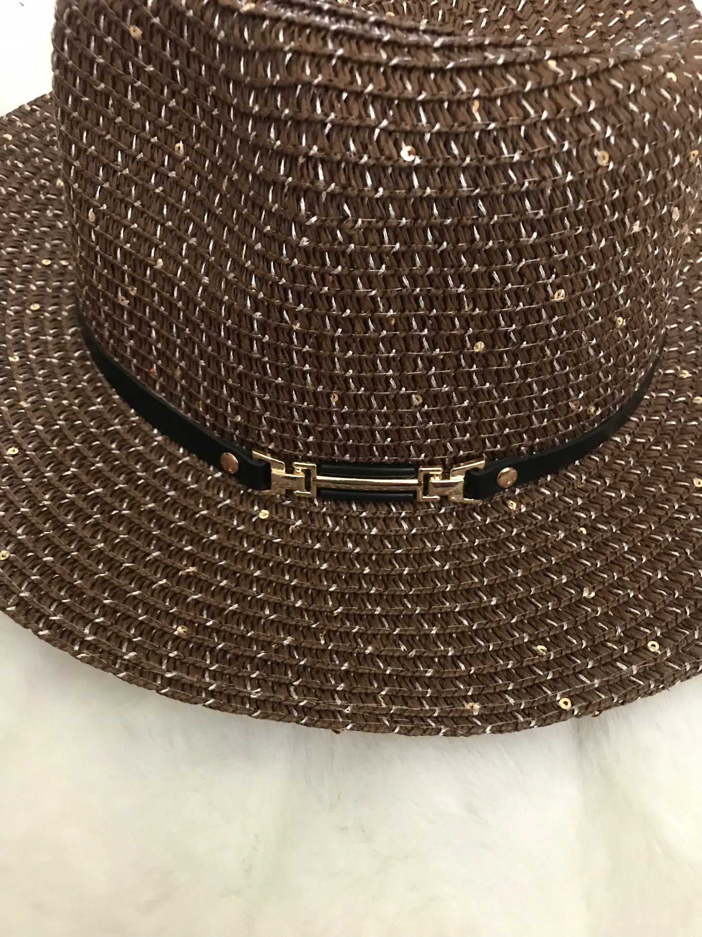 Panama Brown Brim Hat