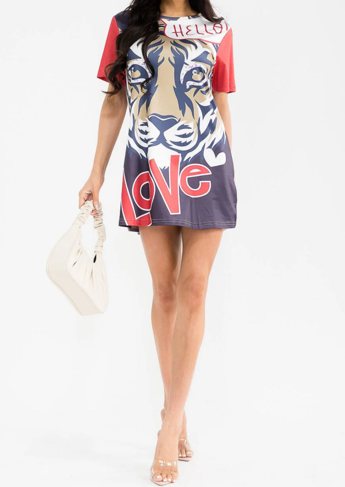 040426 Jazmine Short Sleeve Graphic Tunic