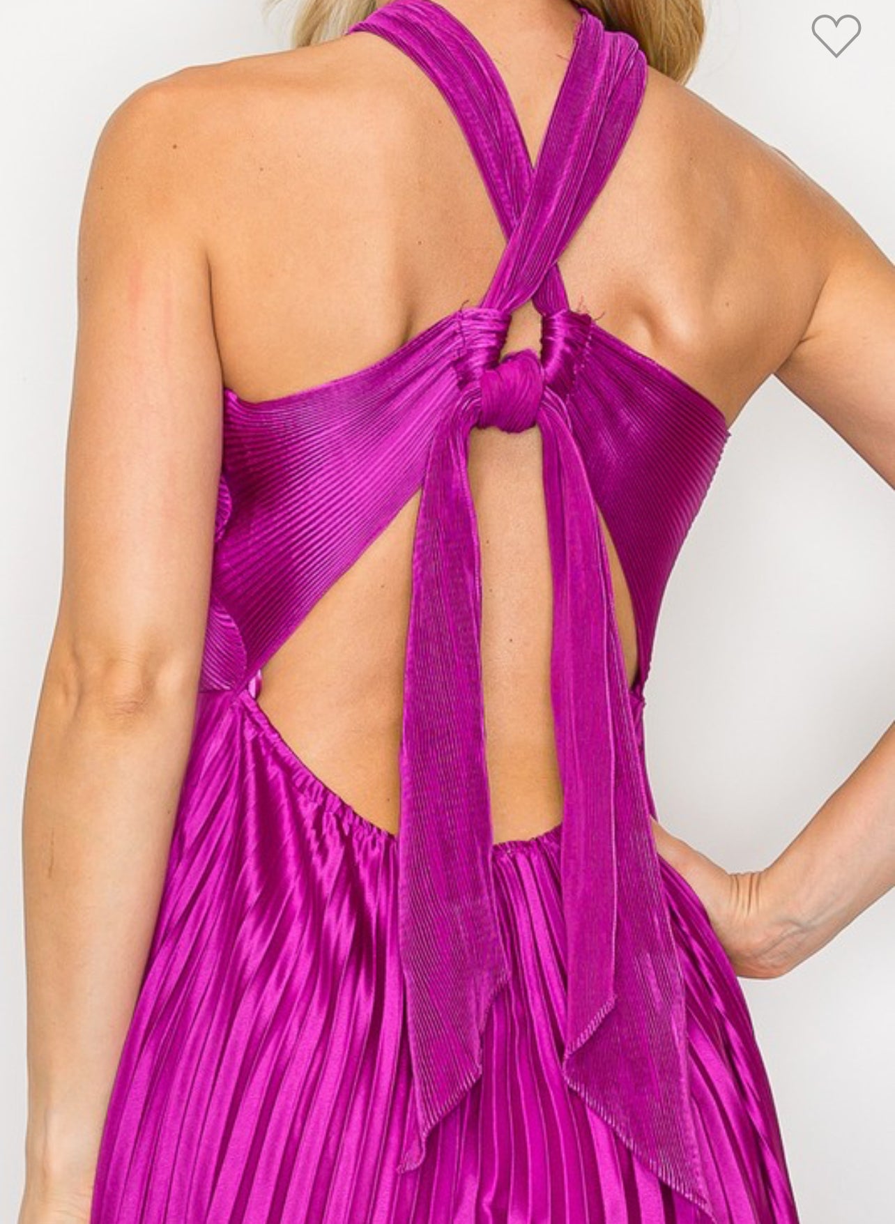 110824 - Teena Halter Open Back Gown