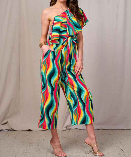 050625 - Crystal One Shoulder Jumpsuit