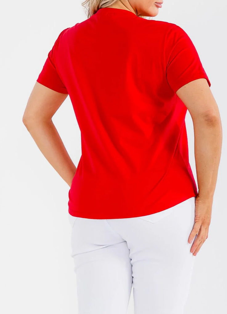040526 Arlene Short Sleeve Sequin Top
