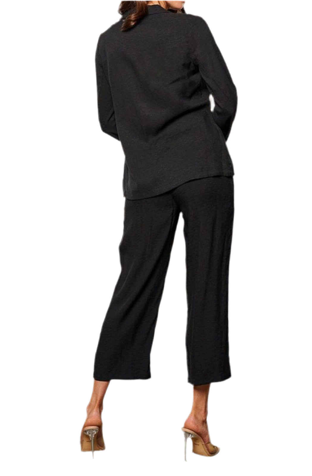 111224-Marci Long Sleeve Blazer & Elastic Waist Pants