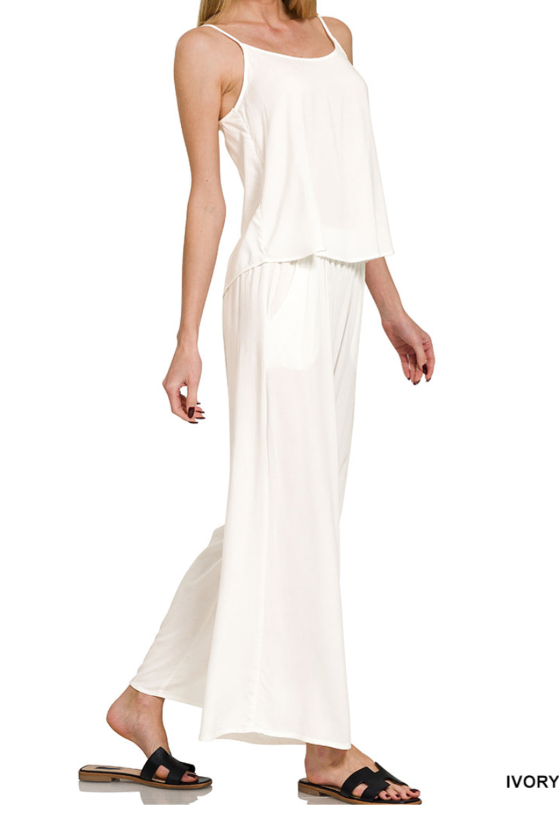 100425 - Sharlyn Woven Cami & Pants Set