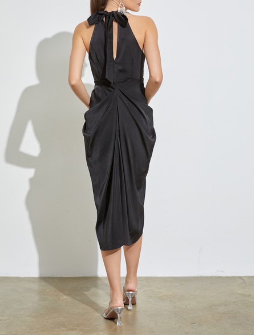 020924 - Anya Draped Cocktail Dress