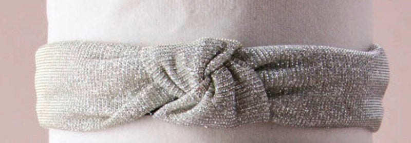 Shimmer Front Knot Headband