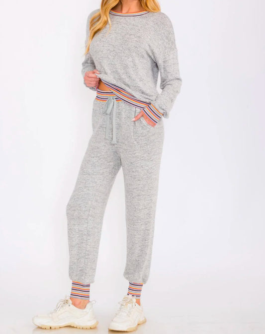 120624 - Jayla Long Sleeve Top & Jogger Pants Set