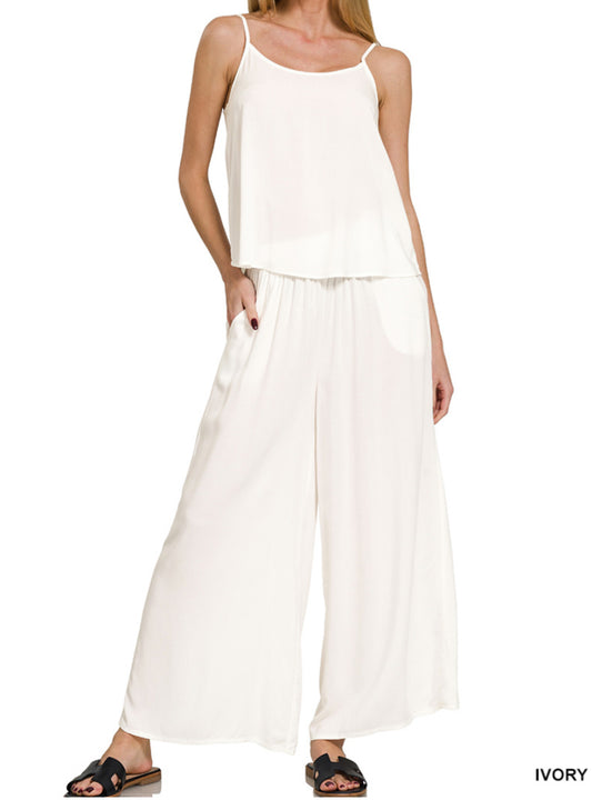 100425 - Sharlyn Woven Cami & Pants Set