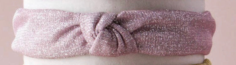 Shimmer Front Knot Headband