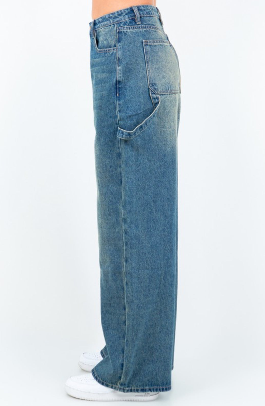 110624 - Viv Wide Leg Vintage Blue Jeans