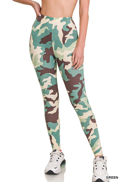 111023 - Microfiber Camouflage Leggings