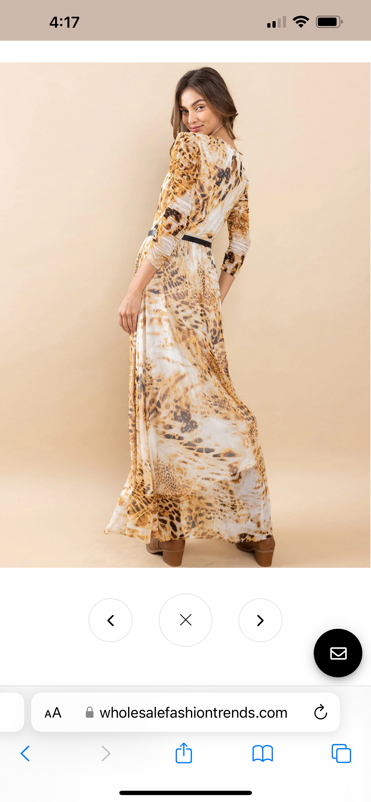 010324 - Alley Animal Print Maxi Dress