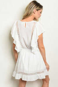 7093 Off White Dress