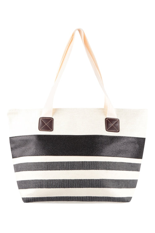 (533) Stripe Fashion Tote Bag