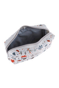 (643) Tiny Plant Print Cosmetic Bag