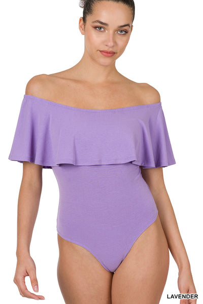 (6113) Off-shoulder Body Suit