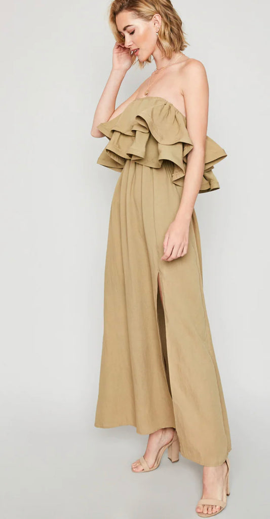 Ruffle top Maxi dress