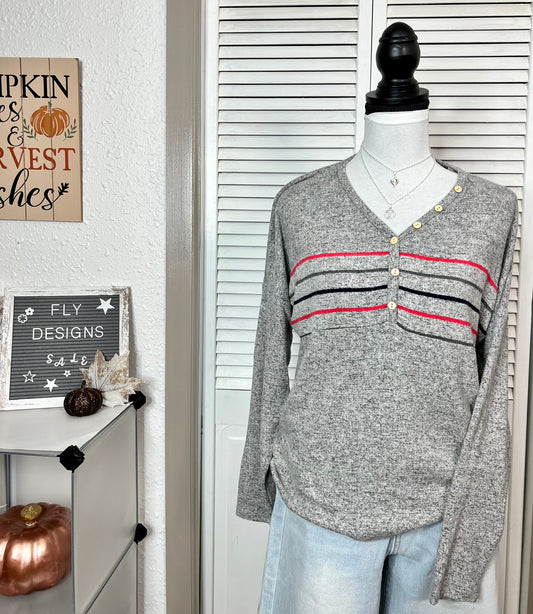 Soft Knit Long Sleeves Top