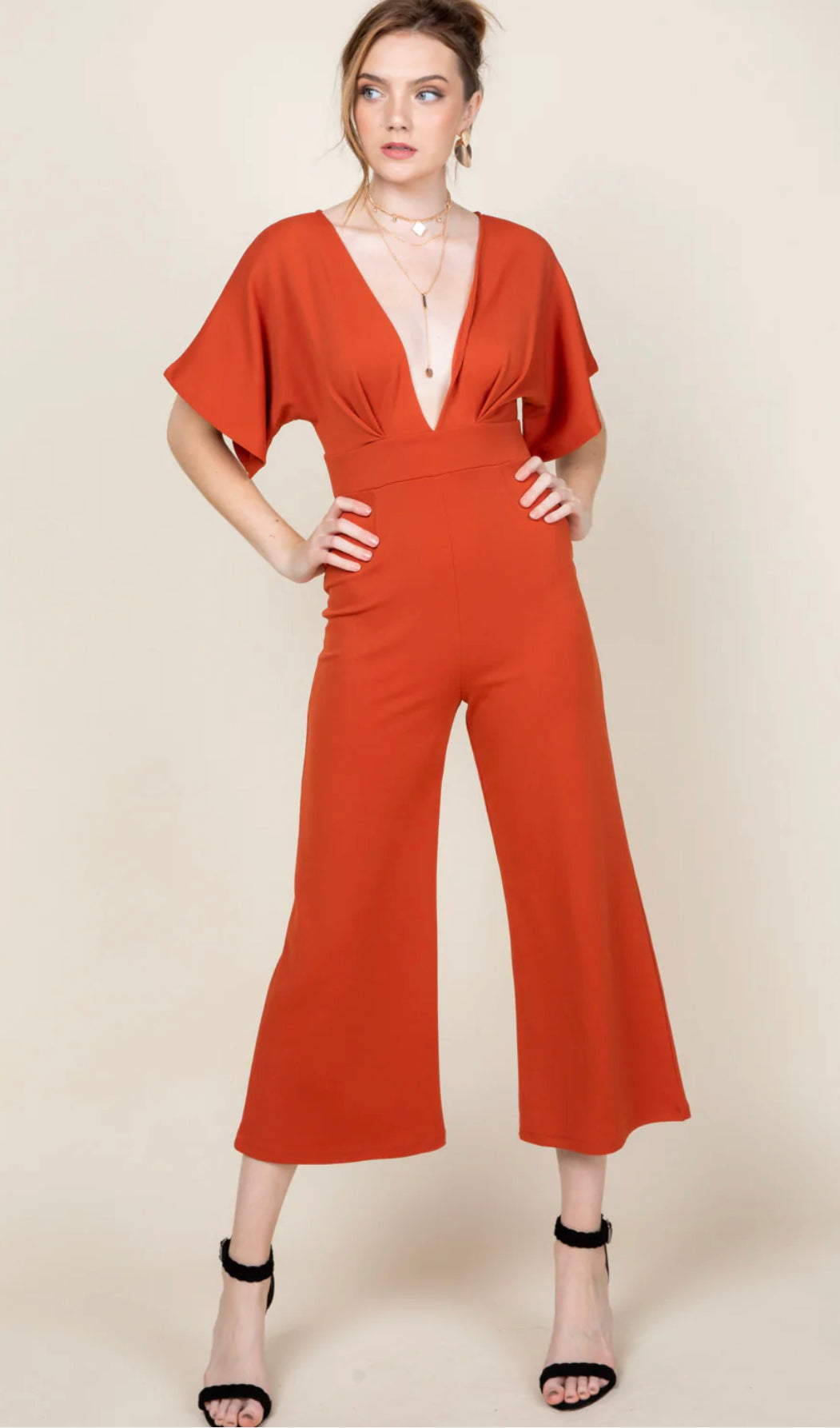 096 Sexy Dolman Jumpsuit